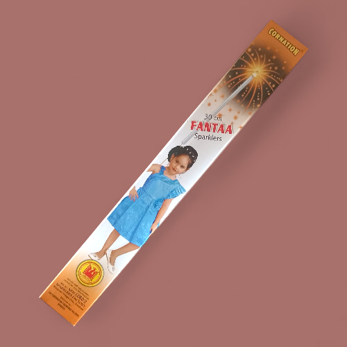 30 Cm Fanta Colour Sparklers-5pcs/Box