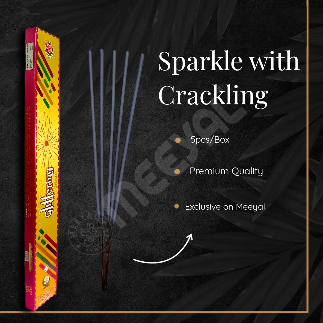 30 Cm Crackling Sparklers-5pcs/Box - Image 2