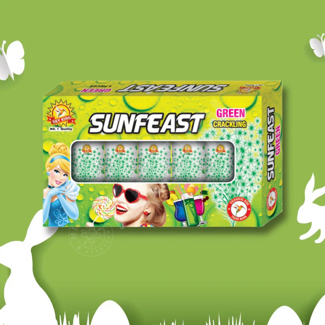 Sun Feast Green-5pcs