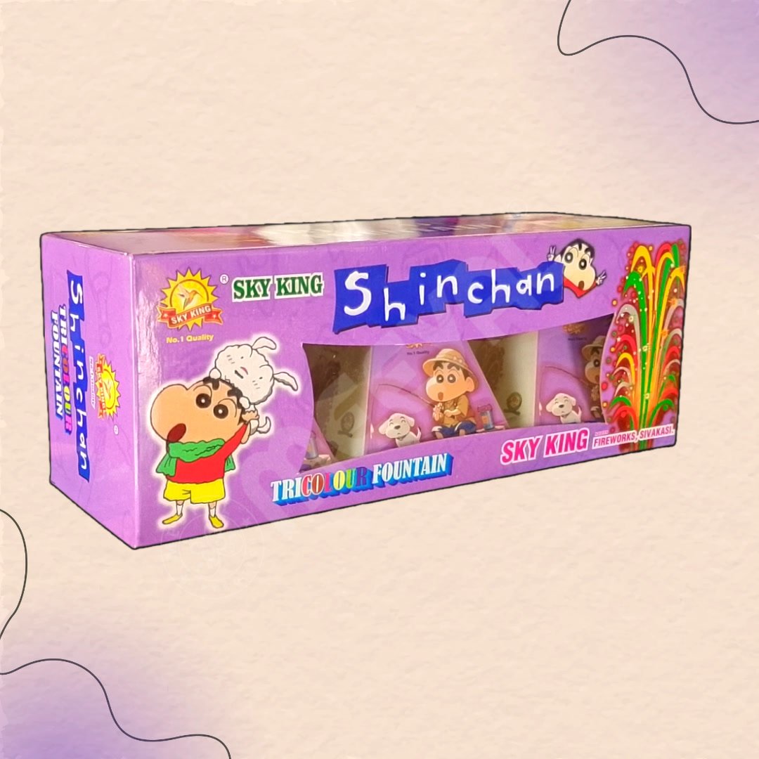 Shin Chan(Tricolour Fountain)-3pcs/Box
